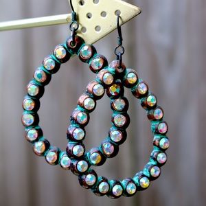 NEW-Glitzy Dangle Earrings